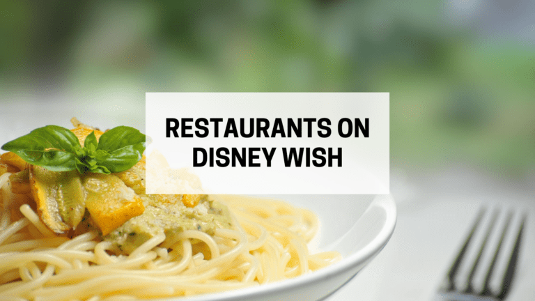 disney wish restaurants guide